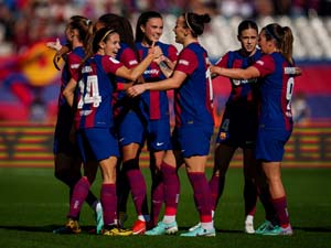 jugadoras del FC Barcelona femenino