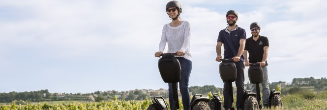 Segway and wine tourism