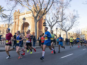 runners in Barcelona