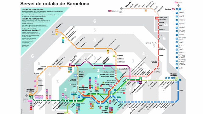 Mapa Rodalies