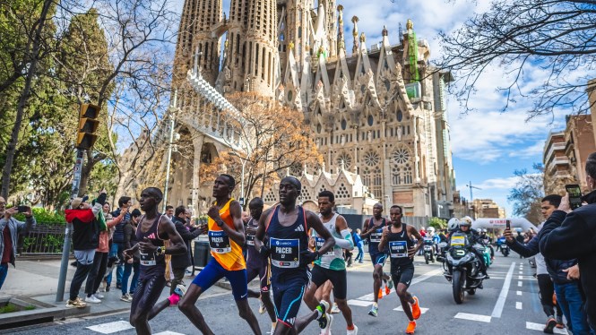 corredors de la Zurich Marató de Barcelona