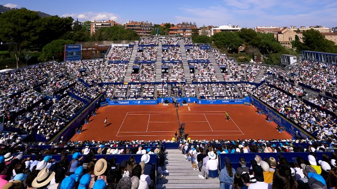 imatge pista Reial Club de Tennis de Barcelona. Barcelona Open Banc Sabadell de Tennis